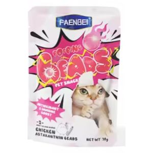Faenbei Popping Wet Cat Food Chicken Astaxanthin Beads 