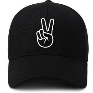 Designer Baseball/Face Cap - Black