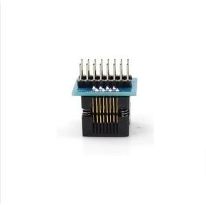 SOIC8 SOP8 to DIP8 Wide-Body Seat Wide 150mil Programmer Adapter Socket Blue SA602 IC Test Chip Conversion Burner