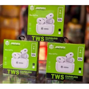 Jamax Max AirPro TWS Wireless Earbuds.