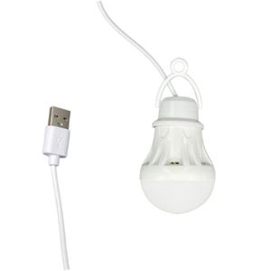 2 pcs) USB Powered White Light LED Lamp mini USB Light 1W 150lm Powerbank  Light USB