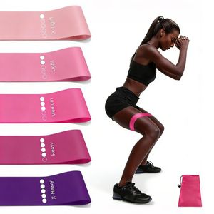 5 In 1 Resistance Exercise Band Elastic Training Band For Hip And Leg Training Yoga
