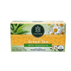 Century Health NATURAL Green Tea with chamomile - Everyday wellness 