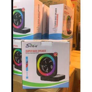 Sing-e Super Bass Portable Speaker ZQS1456 – 4” Driver, 3000mAh Battery, LED Light