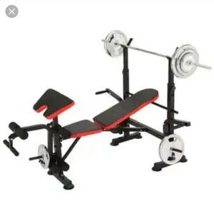 Light Weights Standard Weight Bench With Light Weight Lift & Bench Press Dumbell Not Included
