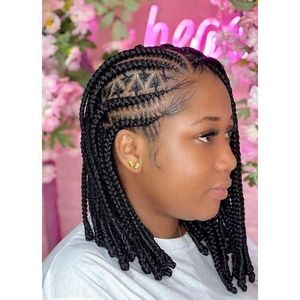 Luxury braided hairstyles wig
