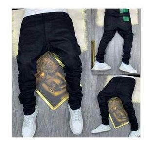 Luxury Plain Stock Black Jean Trouser For Men
