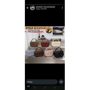 VIPEX MANGO FASHION&MG Embossed D Tote Gift Edition