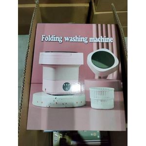 Folding washing machine