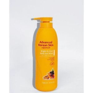Advanced Korean Skin BRIGHT & CLEAR BODY GEL WASH ( PAPAYA ) 1200ML(Advanced Korean skin)