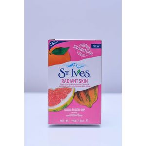 St Ives Radiant Skin Pink Lemon & Mandarin Orange Exfoliating Bar Soap 195g