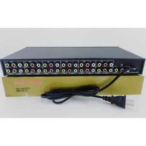 12Ports AV video & Audio Splitter