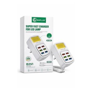 SHPLUS 6 in 1 Super Fast Charger For Led Lamp (SH-A5004)