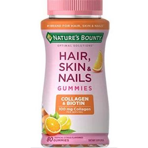 Nature'S Bounty Hair Skin And Nails Collagen And Biotin 80 Gummies
