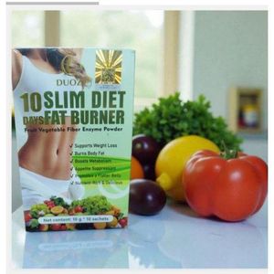 Duozi 10 days slim diet fat burner (fruits vegetable fiber and Enzymes)