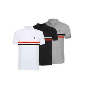 White,Black,Grey Polo Shirts