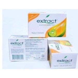 Extract White-ning Papaya Herbal Soap 3pcs NAFDAC REG NO:A2-3241