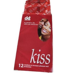 Dkt Kiss condom by 12 - 3 packs of 4's