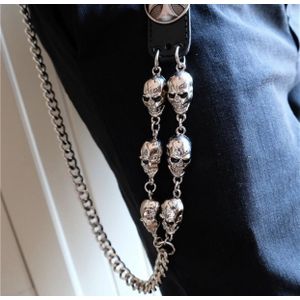Steel Skull Jean Chain 