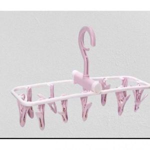 Home Plastic Underwear Foldable Hangers with pegs