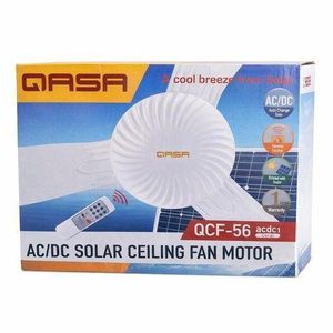 Qasa  56 INCHES AC/DC CEILING FAN WITH REMOTE CONTROL-ENERGY SAVING, INVERTER FRIENDLY