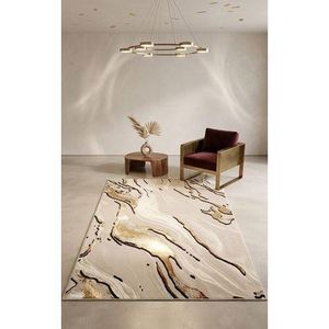 Modern Abstract Living Room Center Rug