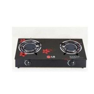 LG LG, Infrared Glass Tabletop Gas Stove Two Burner + free gun lighter