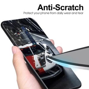 Trendy Sports Car Phone Case For OPPO Reno10X ZOOM Reno2F Reno2Z Reno2  Men's Creative Racing Tempred Glass Terang Bekas Cover