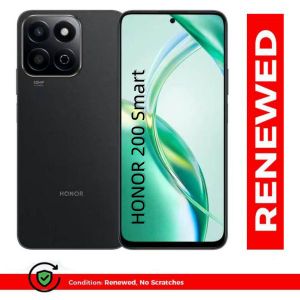 Honor 200 Smart Original Used Phone 6.8 inch 4GB+256GB 5200mAh 50MP+2MP Rear and 5MP Front Camera Dual SIM Type-C Midnight Black