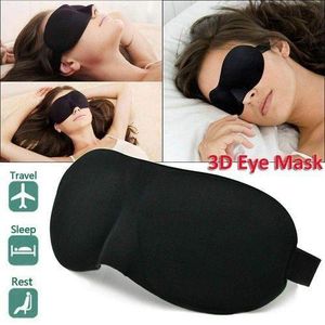 3D Sleep Mask Eye Sleeping Block Out Light Soft Padded