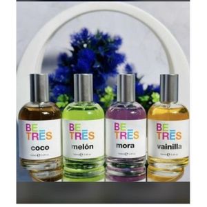 Betres BE_TRES PERFUME COCO, VAINILLA, MELON AND MORA 100ML 4 IN 1 COMBO