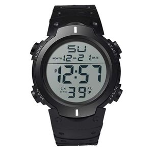 Men's Digital Sports Watch – Waterproof LED Electronic Wrist Watch