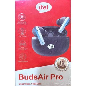 itel BudsAir Pro Wireless Bluetooth Earbuds – Super Bass, Clear Calls, Noise Reduction