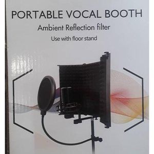Portable Vocal Booth Mic Reflection Filter Isolation Shield
