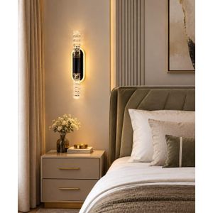 Fancy LED interior wall bracket light.