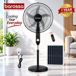 Aeon 18 Inches Solar Rechargeable Fan / 1 Year Warranty