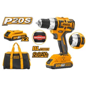 Ingco Cordless lithium ion brushless impact drill 
