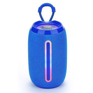 T&G TG653 Mini Portable Speaker Outdoor Wireless Subwoofer With Led Flashing Super Bass Wholesale Bluetooth Speakers BLUE