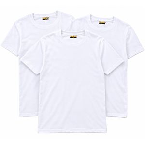 VHT High Quality Men’s 3-Pack T-Shirts – 100% Cotton (White) – Size Medium