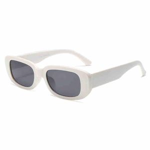 Vintage 90s Retro Rectangle Sunglasses – Trendy Y2K Chunky Small Frame Eyewear for Women & Men