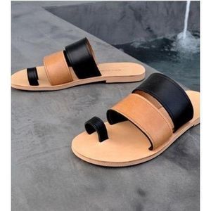 Men's Two Step Tiptoe Designer Pam - Brown/Black