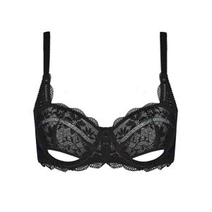 WingsLove Womens Push Up Strapless Bra Sexy Lace Underwire Lightly