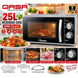 Qasa 25L Microwave Oven With Grill