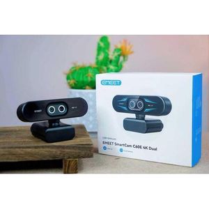 EMEET SmartCam C60E 4K Dual Webcam – Ultra HD, Dual Lens Technology, Plug & Play