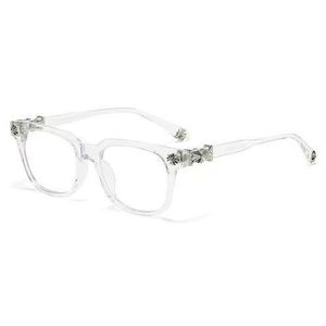 ONIBENZ Signature Cross-Emblem Unisex Photochromic Glasses – Anti-Blue Light Transition Eyewear - Transparent/Silver