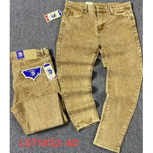 ORIGINAL Stock Jeans Trouser For Men- Brown