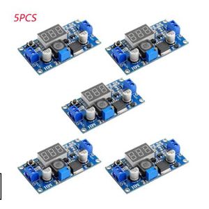 5PCS LM2596 DC DC Step Down Converter Voltage Regulator LED Display Voltmeter 4.0~40 to 1.3-37V Buck Adapter Adjustable Power Supply