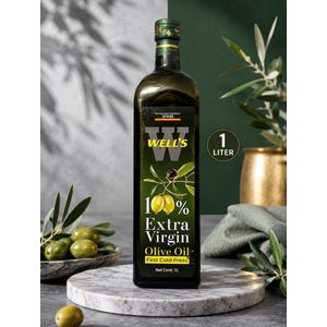 Wells 1 litre Extra Virgin Olive Oil Spain