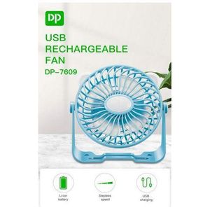 Dp Rechargeable Fan -7609 (Comes In Color Available)