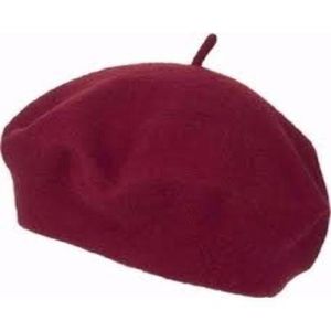 Beautiful Ladies Wine Colour Beret